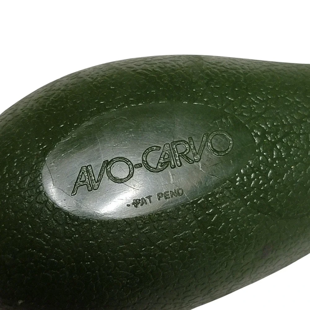 VTG Avo Carvo Avocado Carving Tool Metal Plastic Handle HTF‎ Rare Slicer Gadget
